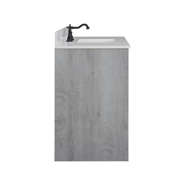 Sand & Stable Jillian 36'' Single Bathroom Vanity with Engineered Stone